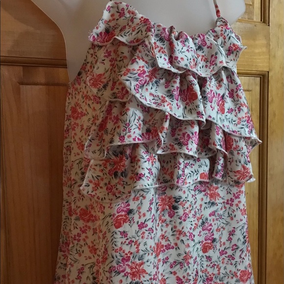 Queen Esther Floral Print Tank Top Cami Blouse
Size Small 4 - 6
100% Polyester - Picture 13 of 13
